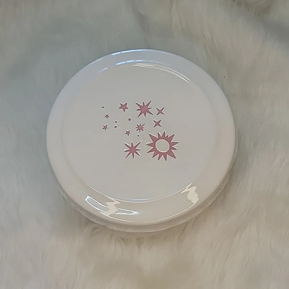 RAE DUNN NeW White Pink 